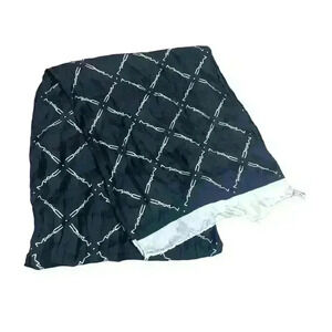 MAC Authentic 100% Silk Scarf Y2K Handkerchief‎